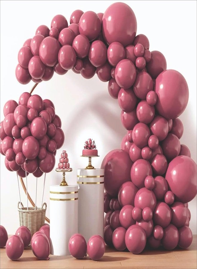 YOURS DECOR Balloon Decoration Kit for Birthdays Baby Shower, Wedding Anniversary, Valentine's Day Arch Garland for Parties Celebration & Event/Festive Party Decorations - RETRO PINK (100 Balloons) - Image 4